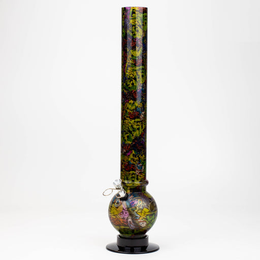 20" acrylic water pipe assorted [FA series]-17.5 inches - One Wholesale