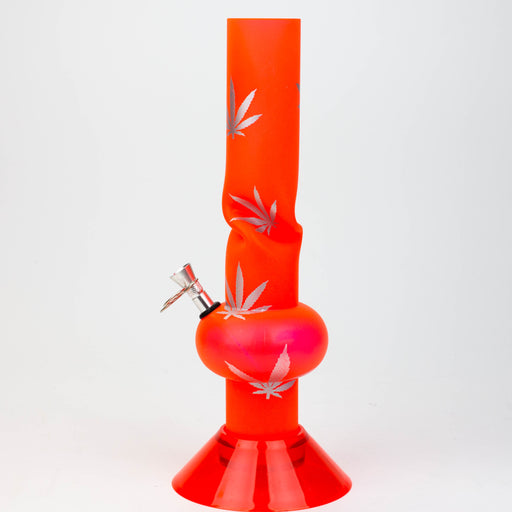 13" acrylic water pipe assorted [FAM-DA]- - One Wholesale