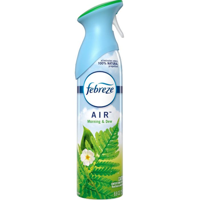 Febreze Air Refresher 250g Box of 6 Odour Eliminator Spray ONE Morning & Dew