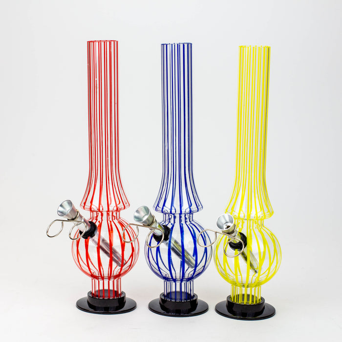 10" acrylic water pipe assorted [FK series]- - One Wholesale