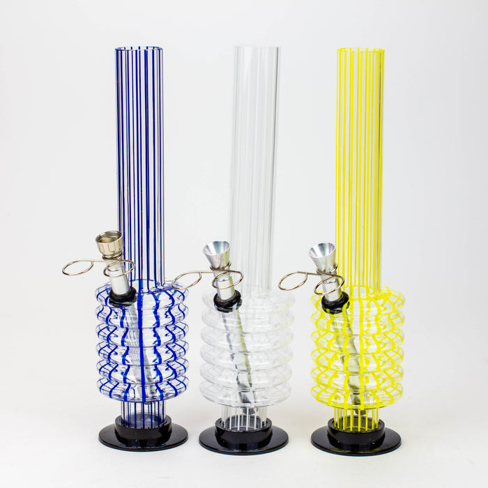 10" acrylic water pipe assorted [FK series]- - One Wholesale