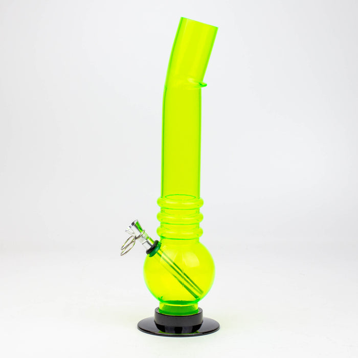 11" bent neck acrylic water pipe assorted [FP series] Glass Bong ONE