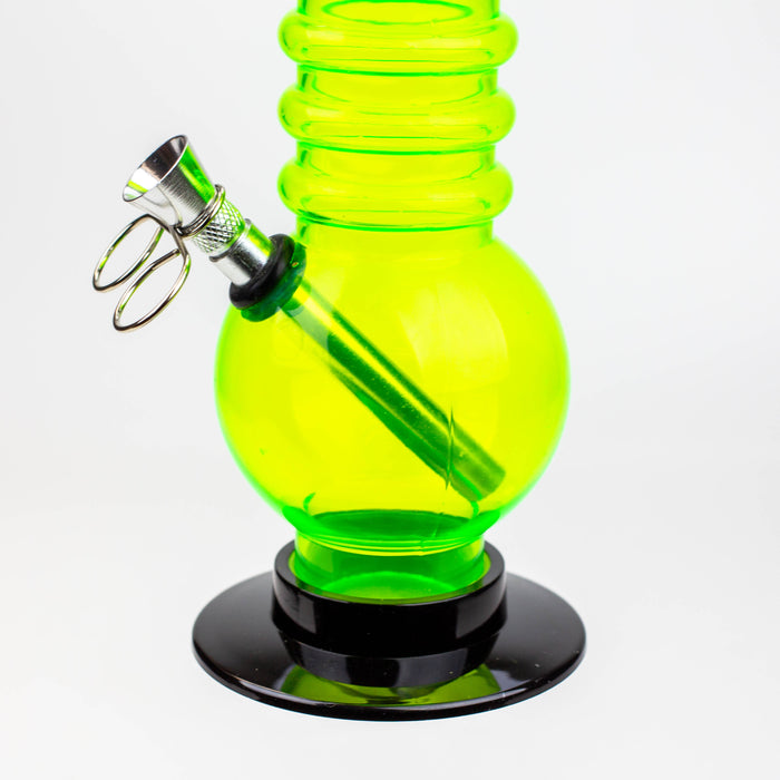 11" bent neck acrylic water pipe assorted [FP series] Glass Bong ONE