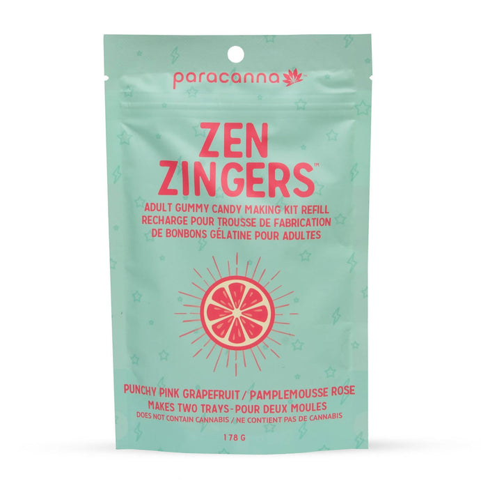 Zen Zingers™ Edible Gummy Mix Refill Edible Mix Paracanna Foods Inc. Punchy Pink Grapefruit