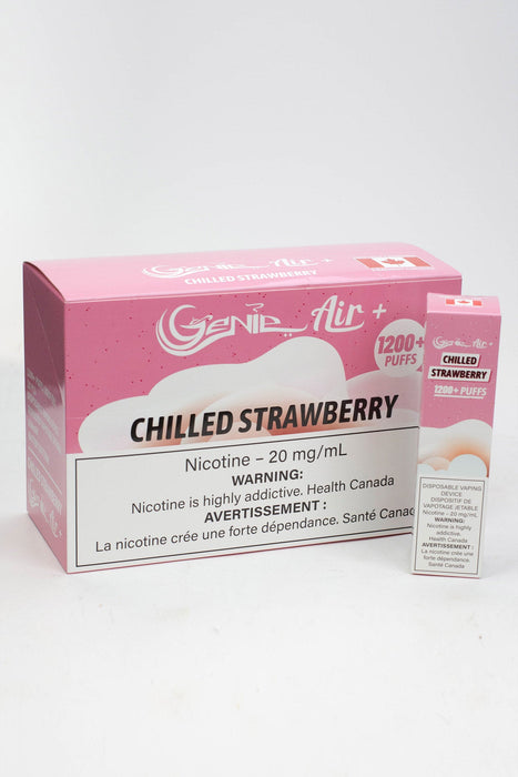 Genie Air+ disposable 1200 Puff Pod 20 mg/mL-Chilled Strawberry - One Wholesale