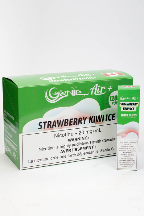 Genie Air+ disposable 1200 Puff Pod 20 mg/mL-Strawberry Kiwi Ice - One Wholesale