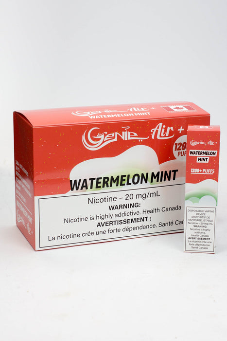 Genie Air+ disposable 1200 Puff Pod 20 mg/mL-Watermelon Mint - One Wholesale