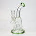 6" Cone diffuser glass bong Bongs ONE Green