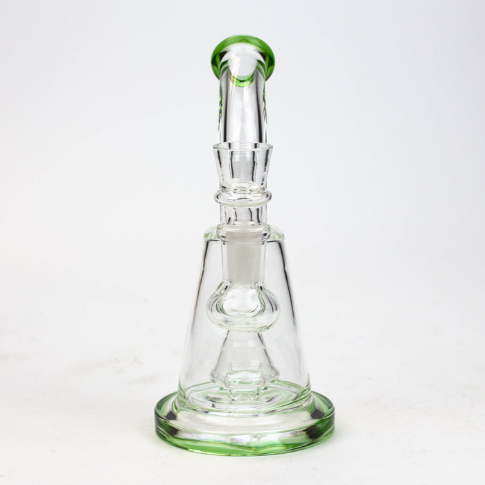 6" Cone diffuser glass bong