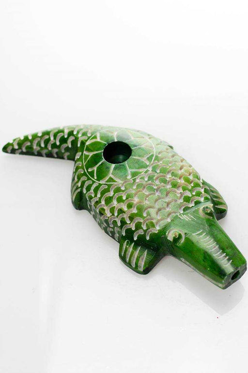 Alligator shape stone pipe Quartz · Stone Pipe ONE