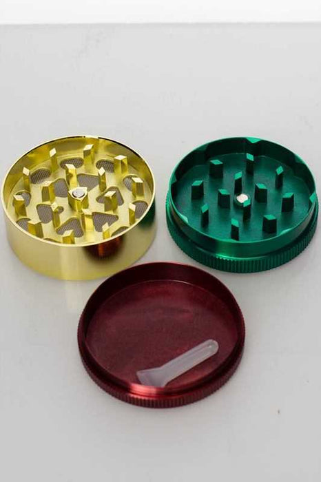 gold color 3 parts metal herb grinder- - One Wholesale