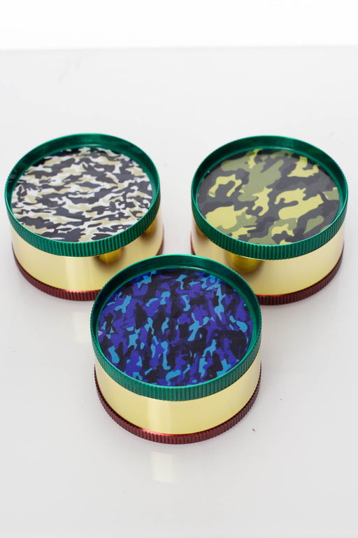 gold color 3 parts metal herb grinder Regular Grinder ONE