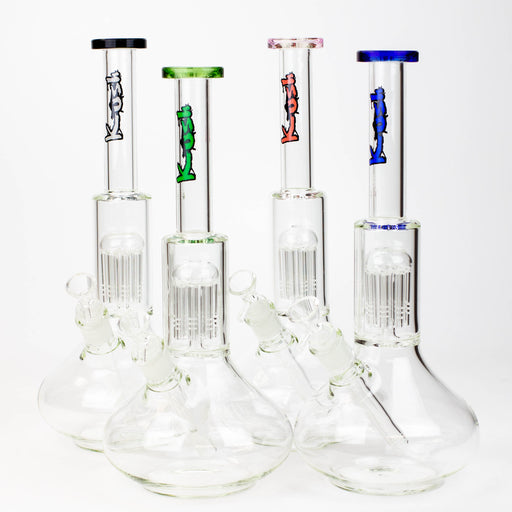 13" KUSH 8 tree-arm round base glass bong [H2] Bongs Canadian Distributor
