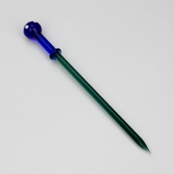6" Glass Dabber [9191] Pack of 10 Cap · Dabber · Insert · Clip · Nail ONE