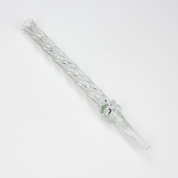 6" Glass dab straw [9193] Pack of 10 Cap · Dabber · Insert · Clip · Nail ONE