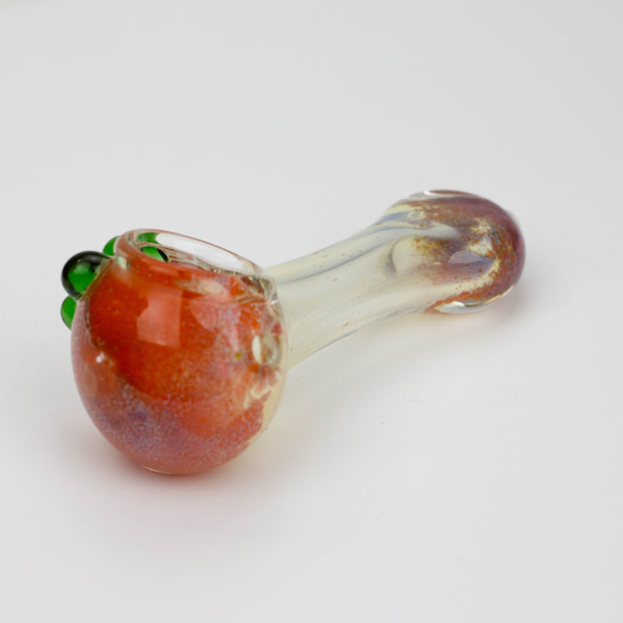 3" soft glass hand pipe [9186] Pack of 2 Glass Pipe ONE