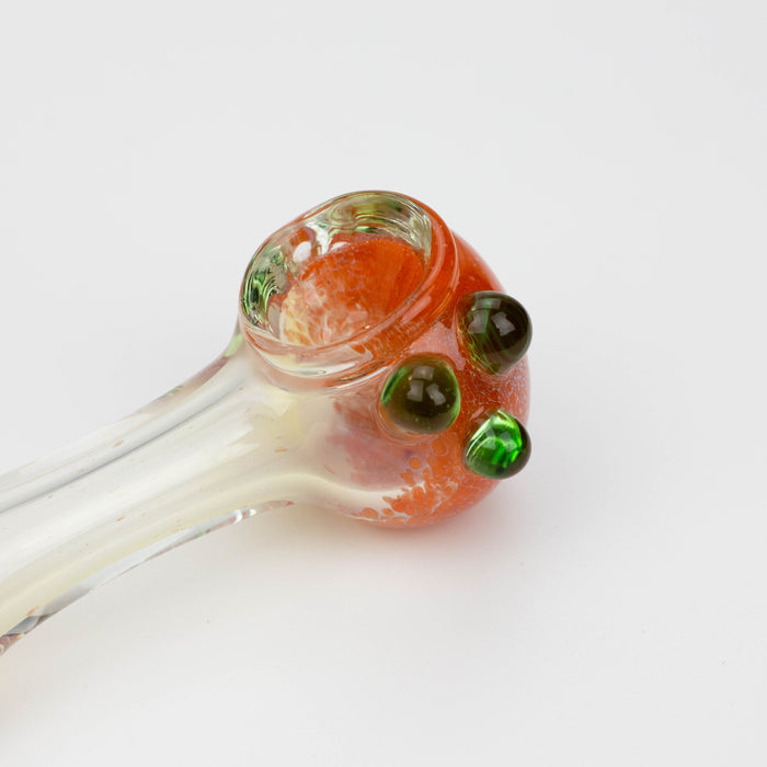 3" soft glass hand pipe [9186] Pack of 2 Glass Pipe ONE