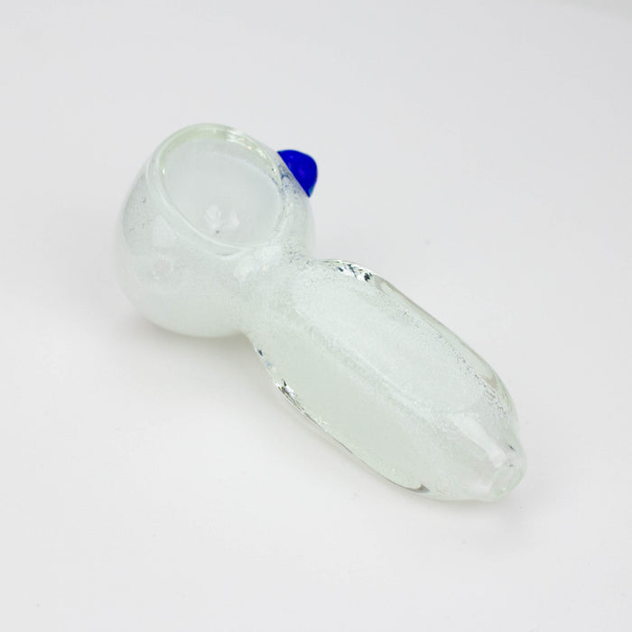 3" soft glass glow in the dark hand pipe [9188] Pack of 2 Glass Pipe ONE