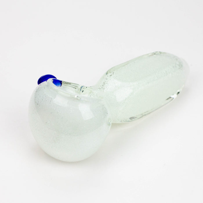3" soft glass glow in the dark hand pipe [9188] Pack of 2 Glass Pipe ONE