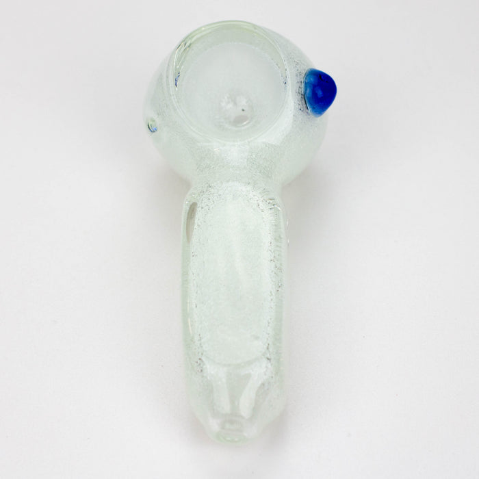 3" soft glass glow in the dark hand pipe [9188] Pack of 2 Glass Pipe ONE