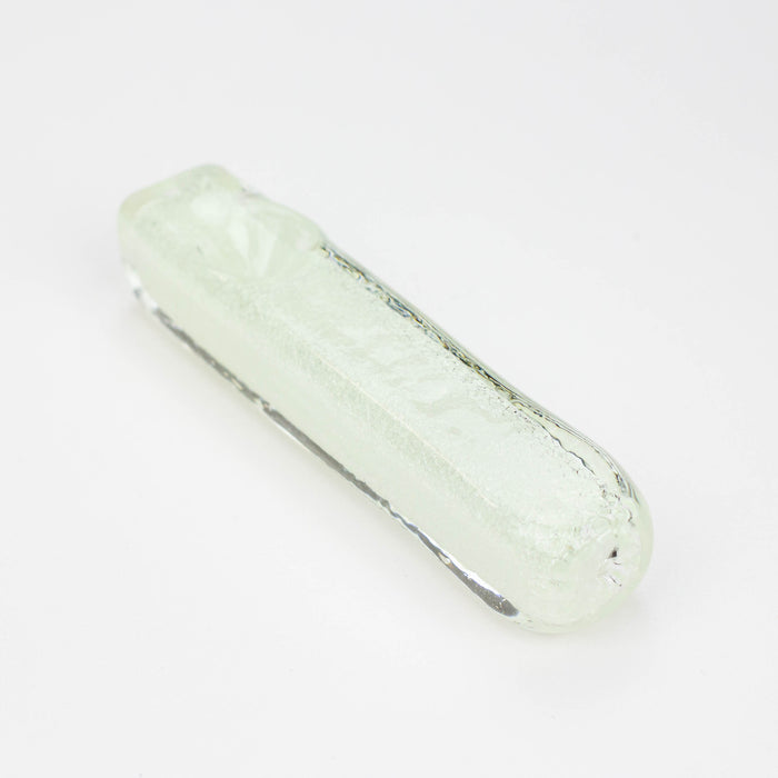 4" soft glass glow in the dark hand pipe [9189] Pack of 2