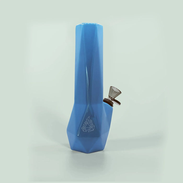 BRNT designs | Hexagon Ceramic Bong BRNT Designs Blue Sky