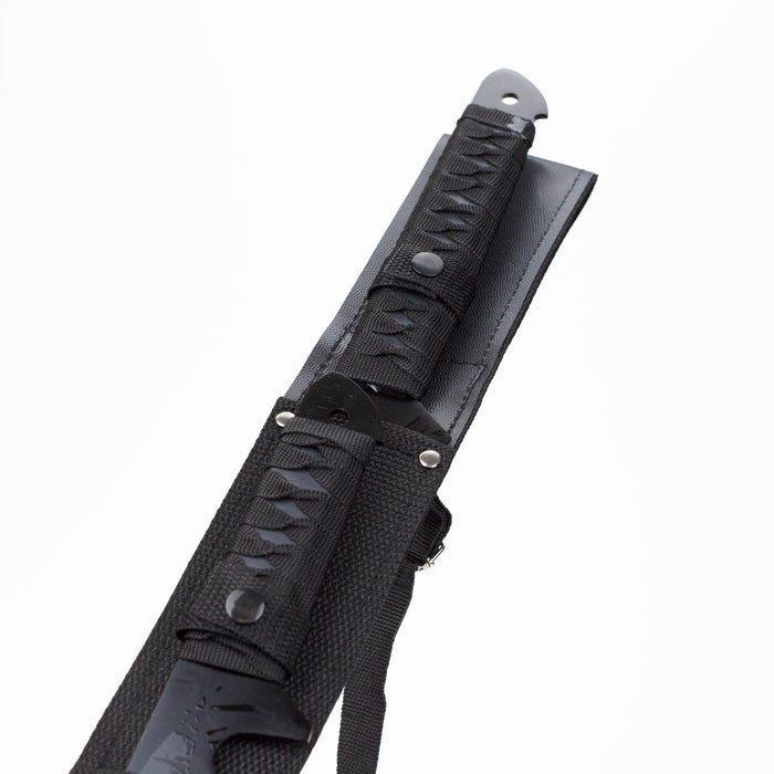 Two Piece Battle Sword Dual Dueler – Black [HK2288-BK] Sword · Machete · Axe Canadian Distributor