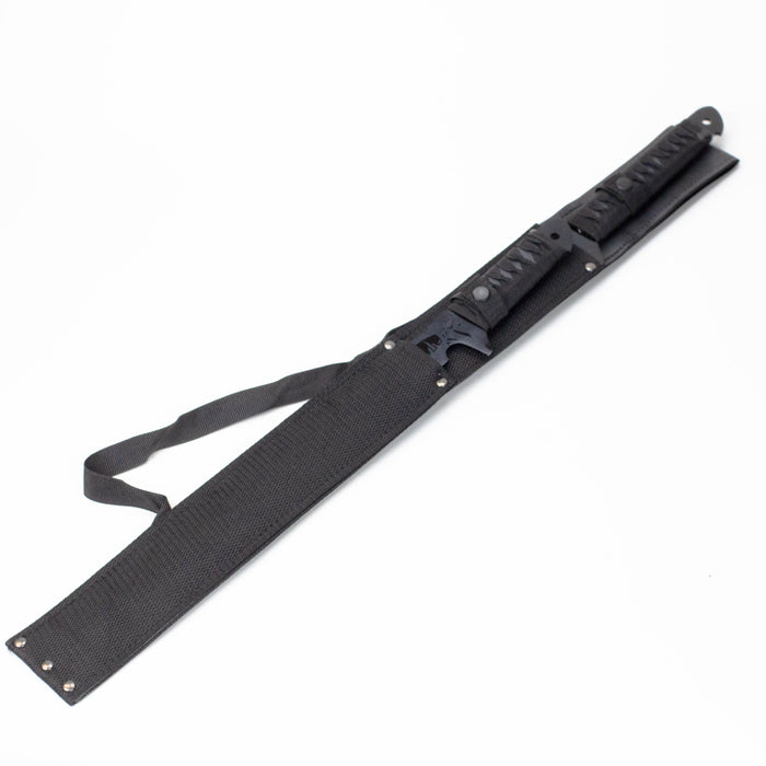 Two Piece Battle Sword Dual Dueler – Black [HK2288-BK] Sword · Machete · Axe Canadian Distributor