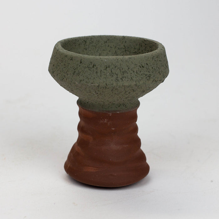 Clay Hookah Bowl [MD2213] Bowl · Banger · Oil Burner Canadian Distributor Green