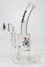 8" HAZE 2-in-1 Honeycomb diffuser Bent neck Dab Rig-White - One Wholesale