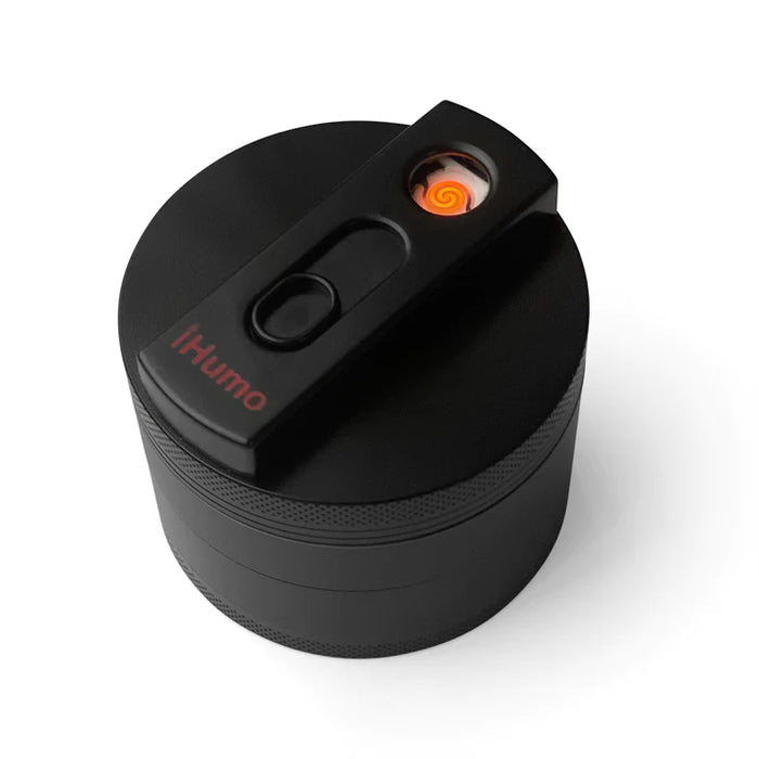 iHUMO | OFFER Best 2 in 1 Grinder & USB Lighter, 4 Parts (63mm)