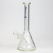 10" SPARK beaker thick glass water bong Glass Bong ONE Purple