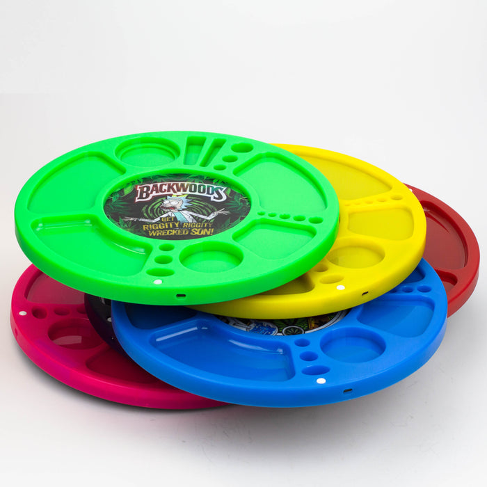 Multifunctional 360 Degree Rotating Led Spinning Rolling Tray ROLLING ACCESSORIES BANKA