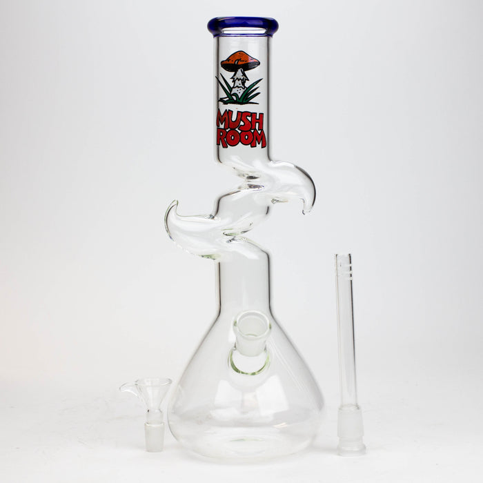 11.5" Zig-zag water bong Glass Bong ONE