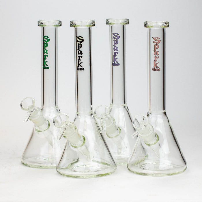 10" SPARK beaker thick glass water bong Glass Bong ONE