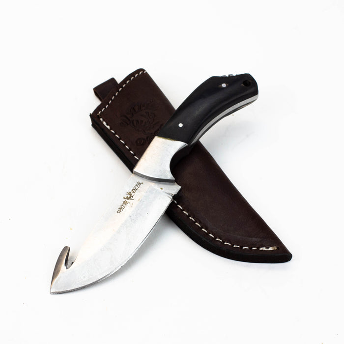 Skinner knife Buffalo Horn Grip Drop Point [WD9412]