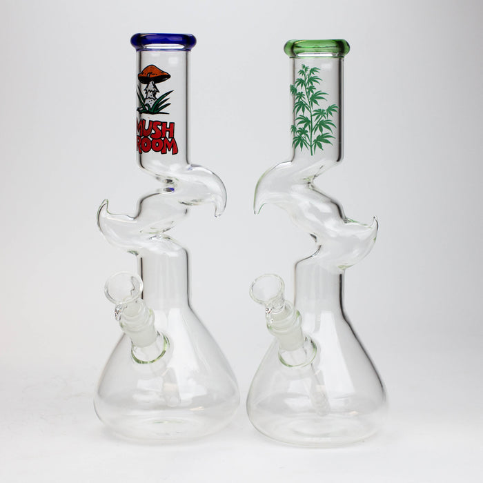 11.5" Zig-zag water bong Glass Bong ONE