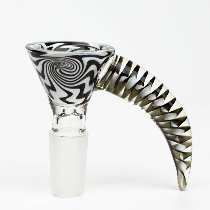 Glass Bowl with horn handle Bowl · Popper ONE PT502001