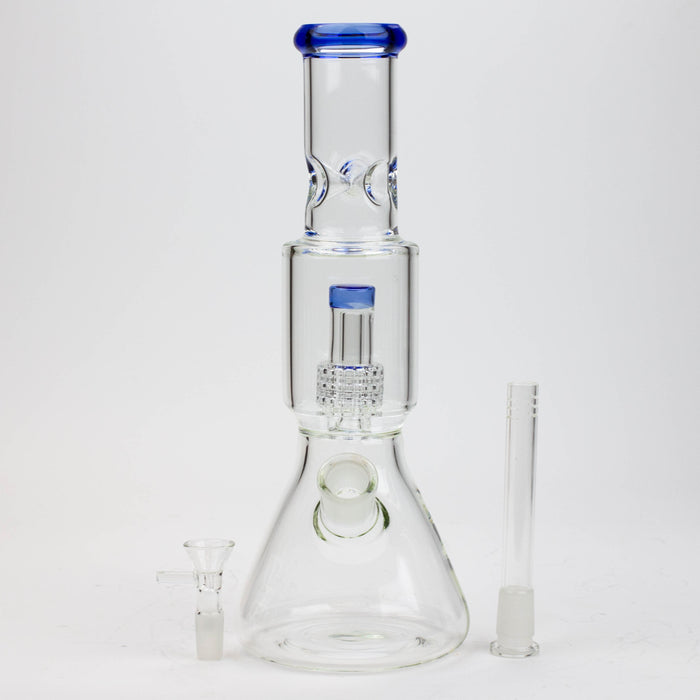 12" Glass Bong with shower head percolator [C2244]