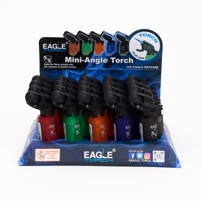 Eagle Torch-Mini-Angle Torch lighter Box of 20 [PT116B]