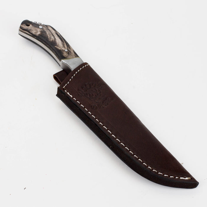 Skinner knife Buffalo Horn Grip Drop Point [WD9412]