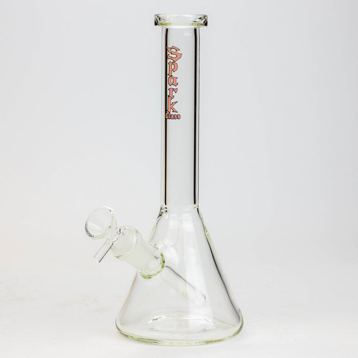 10" SPARK beaker thick glass water bong Glass Bong ONE Pink