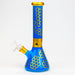 10" Honeycomb color glass water bong Glass Bong BANKA