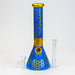 10" Honeycomb color glass water bong Glass Bong BANKA
