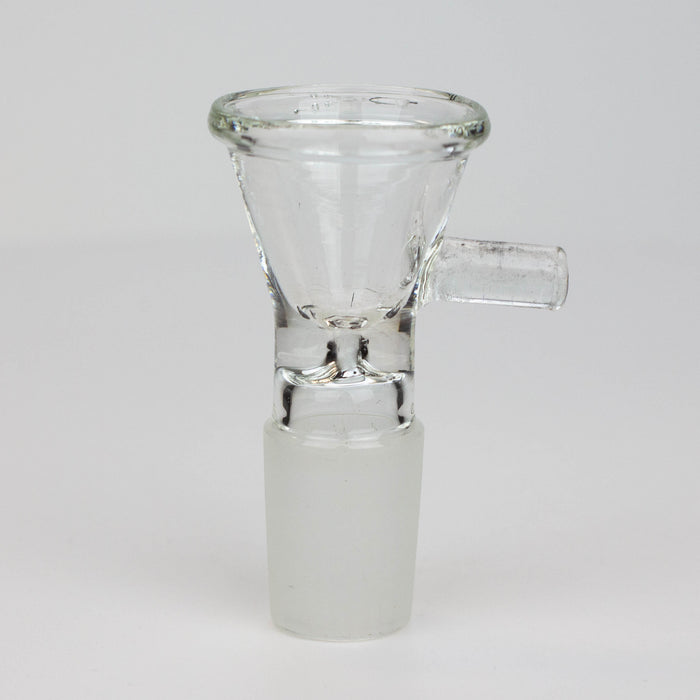 Clear thick glass bowl for 18 mm female Joint Bowl · Popper ONE