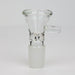 Clear thick glass bowl for 18 mm female Joint Bowl · Popper ONE