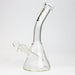 10" SPARK beaker thick glass bent neck water bong Glass Bong ONE Black