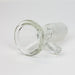 Clear thick glass bowl for 18 mm female Joint Bowl · Popper ONE