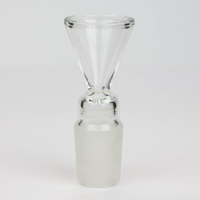 Clear thick glass bowl for 18 mm female Joint