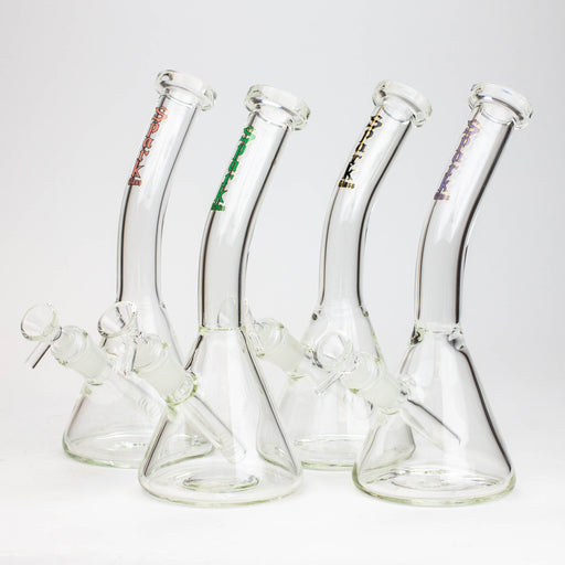 10" SPARK beaker thick glass bent neck water bong Bongs ONE